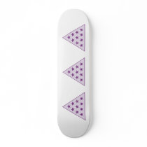 Sigma Pi Pyramid Purple Skateboard