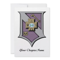 Sigma Pi Shield 4-Color Announcement