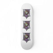 Sigma Pi Shield 4-Color Skate Boards
