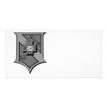 Sigma Pi Shield Grayscale photo cards