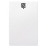 Sigma Pi Shield Grayscale stationery