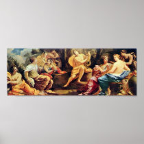 Sigmund Holbei - Christ in the house of Simon Print