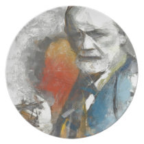 painting, unconscious, medical, freud, physicians, portrait, tempera, psychoanalysis, psychotherapy, mind, researcher, contemporaty, sigmund, medicine, [[missing key: type_fuji_plat]] with custom graphic design