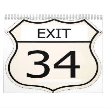 Sign20-20Route2066 Wall Calendars