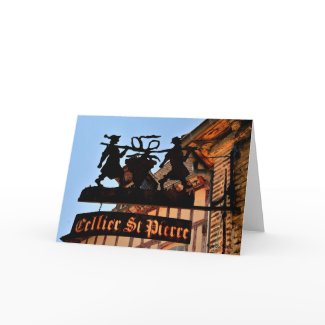 Sign 2 Greeting Card card