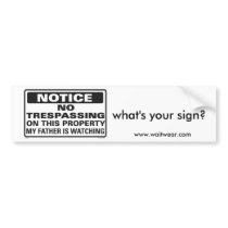 Sign-Father 2, what's your sign?, www.waitwear.com bumper stickers