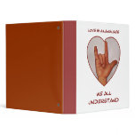 SIGN LANGUAGE BINDER: American Sign Language