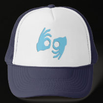 sign language Cap hats