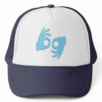 sign language Cap hats