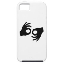 Sign Language Pictogram iPhone 5 Case