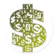 Sign Of The Dollar sticker