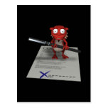 Sign Your Soul To The Devil Postcard