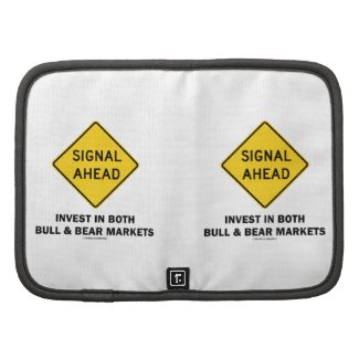 Signal Ahead (Sign) Invest Both Bull Bear Markets Folio Planners