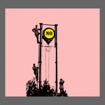 Signal No Pink poster posters