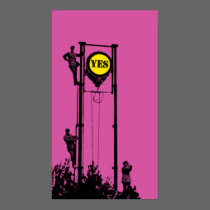 Signal Yes Violet poster long posters