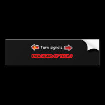 signals 2 bumper stickers