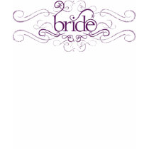Signature Bride - plum t-shirts