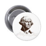 Signature George Washington Pinback Button