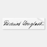 Signature of Abolitionist Frederick Douglass Bumper Sticker