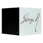 Signature of George II 3 Ring Binder