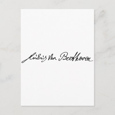 Beethoven Signature