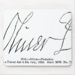 Signature of Oliver Cromwell  Lord Protector Mousepad