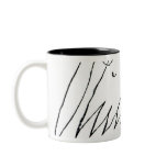 Signature of Oliver Cromwell  Lord Protector Mug