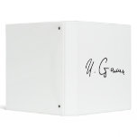 Signature of Soviet Union Premier Joseph Stalin 3 Ring Binders