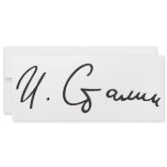 Signature of Soviet Union Premier Joseph Stalin Announcements