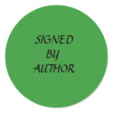SIGNED, BY, AUTHOR stickers by shirleygilreath SIGNED, BY, AUTHOR stickers