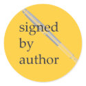 Signed by Author stickers by connieccox Signed by Author stickers