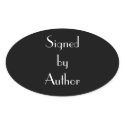 Signed by Author Stickers