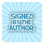 Signed By The Author Blue Stickers