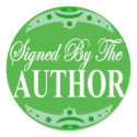 Signed By The Author Sticker