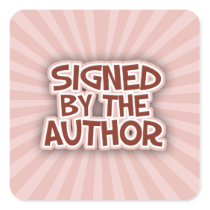 Signed By The AuthorRed Stickers