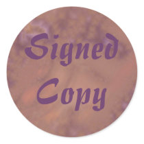 Signed Copy - Round Stickers (15)