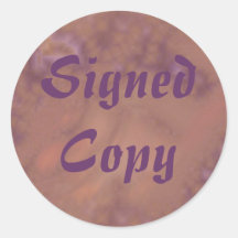 Signed Copy - Round Stickers (15)
