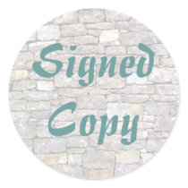 Signed Copy - Round Stickers (18)