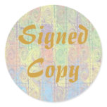 Signed Copy - Round Stickers (44)
