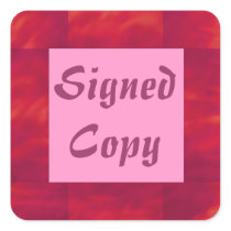 Signed Copy - Square Stickers (14)