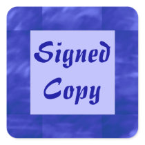 Signed Copy - Square Stickers (16)