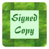 Signed Copy - Square Stickers (17)