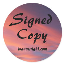 Signed Copy with URL Stickers