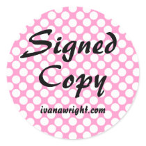 Signed Copy with URL Stickers