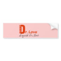 Signed Dr. Love Bumper Sticker bumper stickers by lildjproductions Signed Dr. Love Bumper Sticker bumper stickers