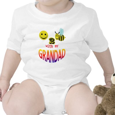 signed happy2bee with my grandad. bodysuits