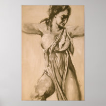 Signed Print of Sabine Woman by Jacqui Lindo