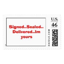 Signed..Sealed..Delivered..Im yours Stamp
