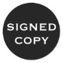 SIGNEDCOPY ROUND STICKERS SIGNEDCOPY ROUND STICKERS