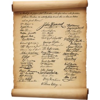 Signers poster print